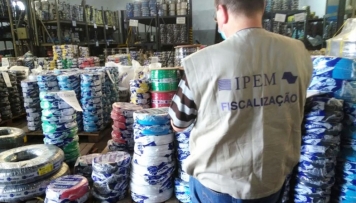 Ipem encontra irregularidades em fios e cabos elétricos