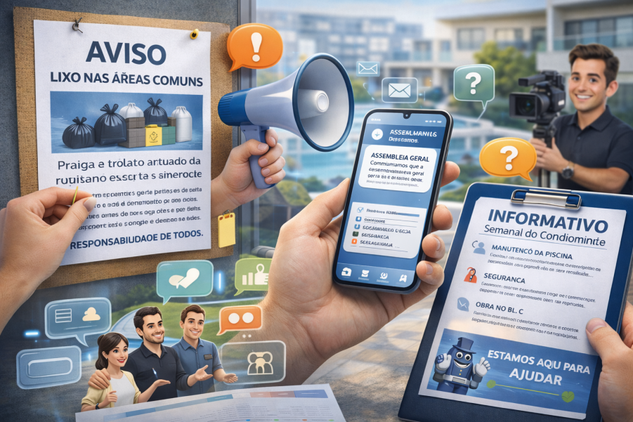 Comunicação institucional no condomínio: como informar sem gerar conflitos