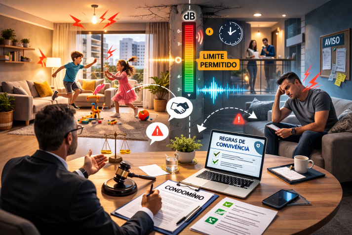Barulho infantil em condomínio: pode multar ou é tolerância obrigatória?