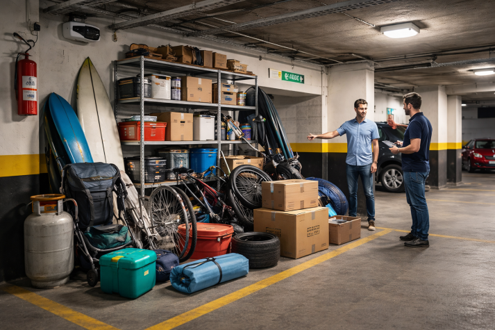 Uso de vagas de garagem para armazenamento: prática comum que pode gerar responsabilidade civil