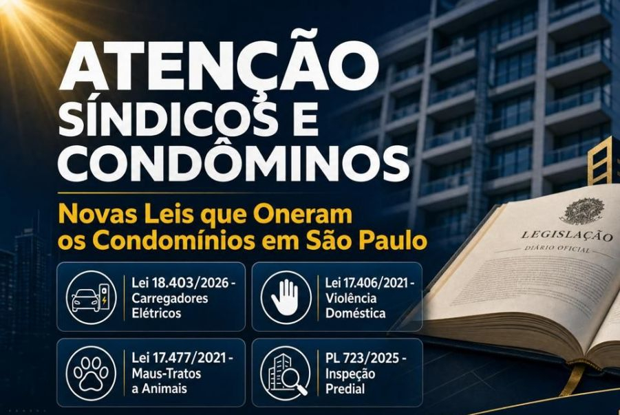 LEGISLAÇÕES DO ESTADO DE SÃO PAULO COM IMPACTOS DIRETOS E ONEROSOS NA VIDA CONDOMINIAL