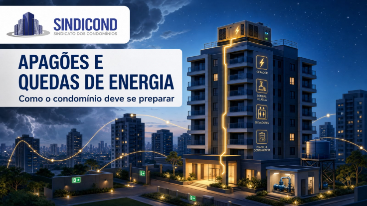 Apagões e quedas de energia: como o condomínio deve se preparar.