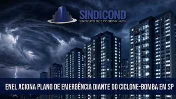 Enel aciona plano de emergência diante da chegada do ciclone-bomba ao estado de São Paulo.
