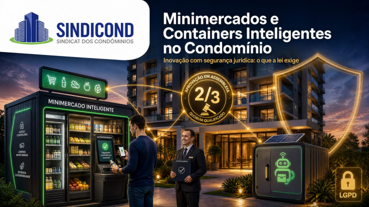 Minimercados e containers inteligentes nos condomínios: como acolher essa inovação de forma legal
