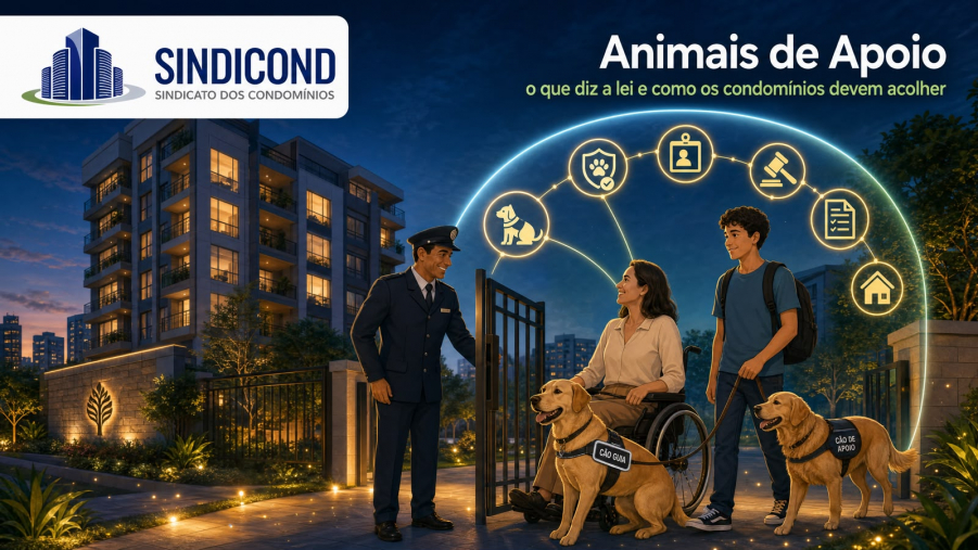 Animais de Apoio: o que diz a lei e como os condomínios devem acolher esse direito