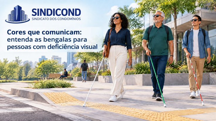 Cores que comunicam: entenda as bengalas para pessoas com deficiência visual
