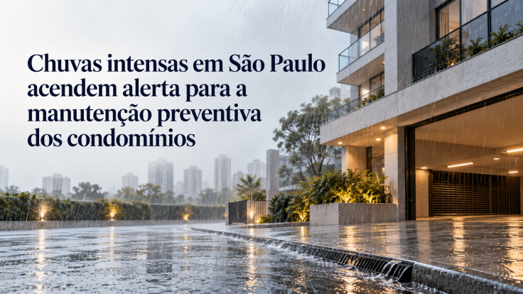 Chuvas intensas em São Paulo acendem alerta para a manutenção preventiva dos condomínios